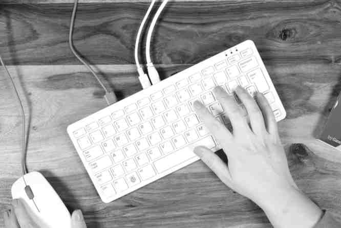 an official photo of a pi400